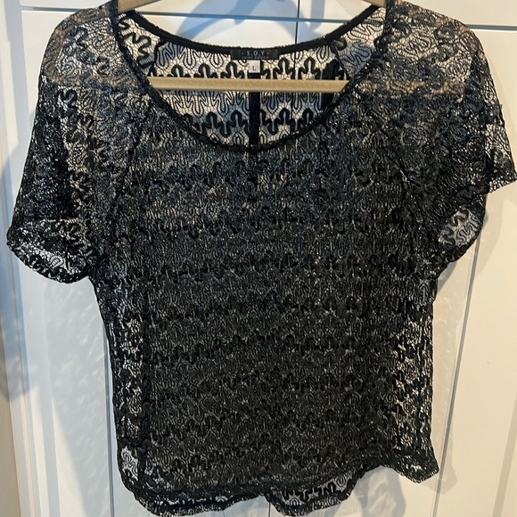 s.o.y. Tops - Lace Shine Top